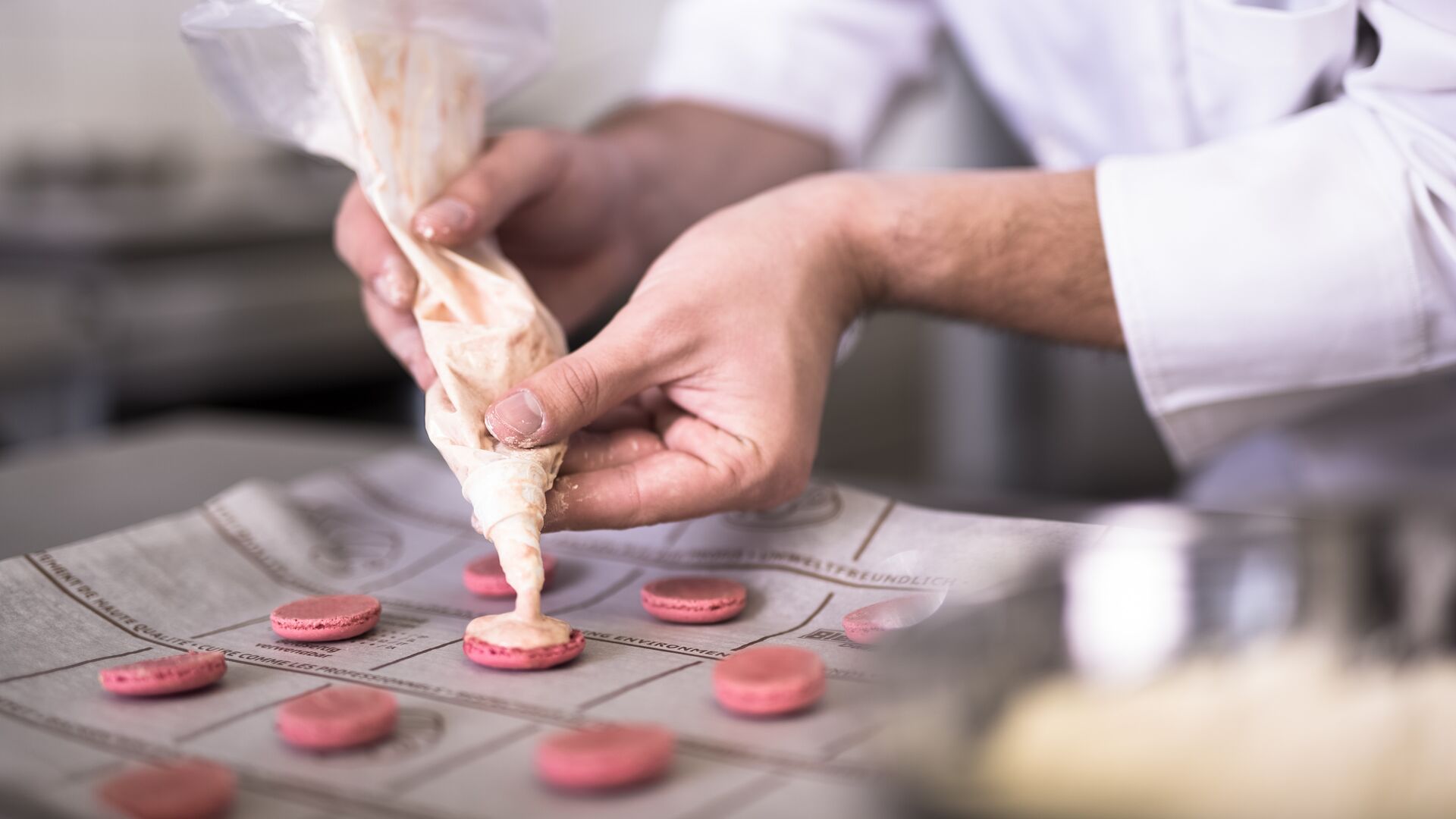 Blechrein Backpapier für Macarons